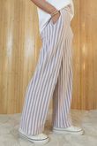 Shoreditch Stripe Lounge Flare Trouser Sweetpea & Grey /10=